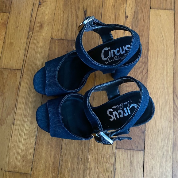 Denim platform Sam Edelman booties - Picture 4 of 5